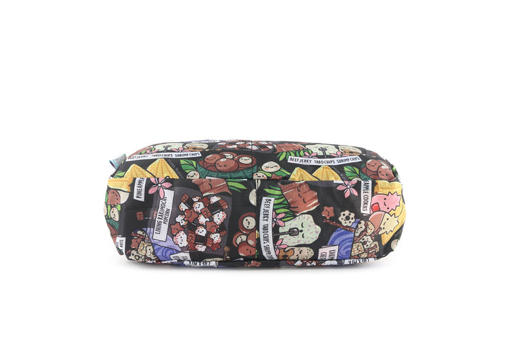 Foldable Bag Jacqueline Local Snacks Black