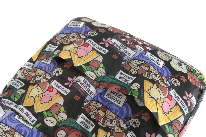 Foldable Bag Jacqueline Local Snacks Black