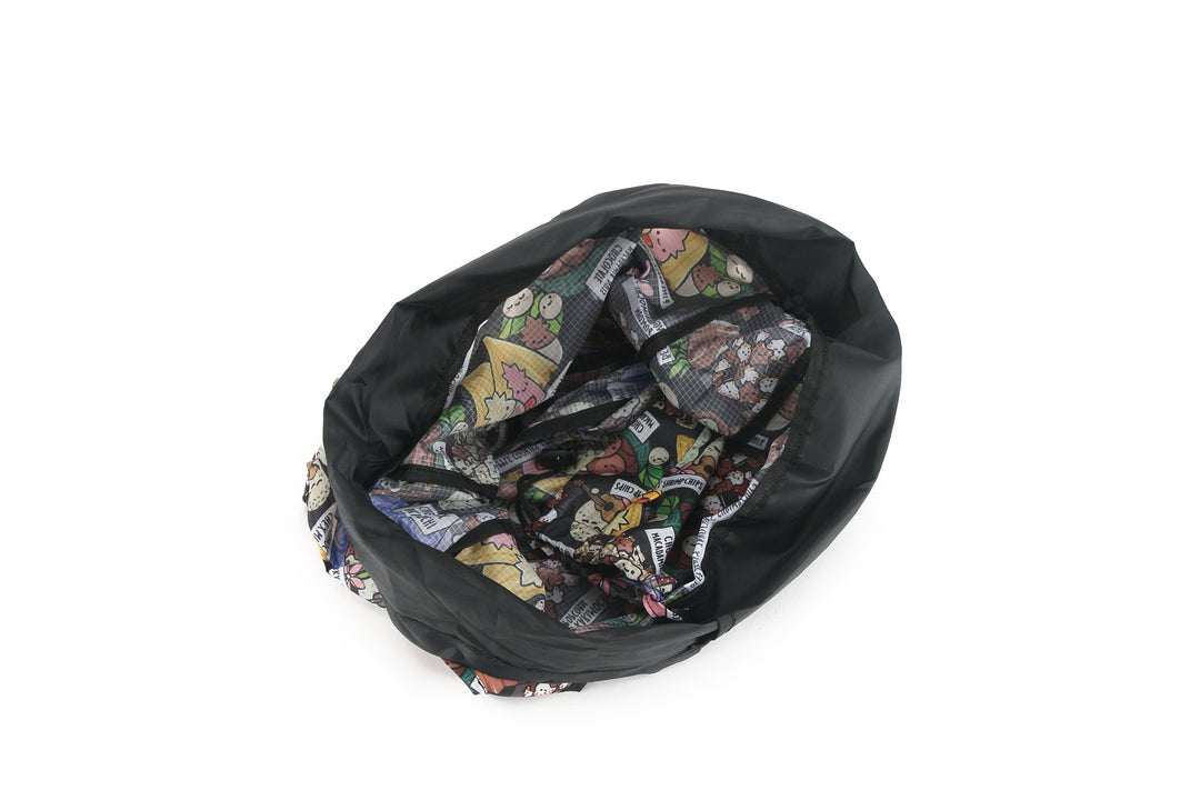 Foldable Bag Jacqueline Local Snacks Black