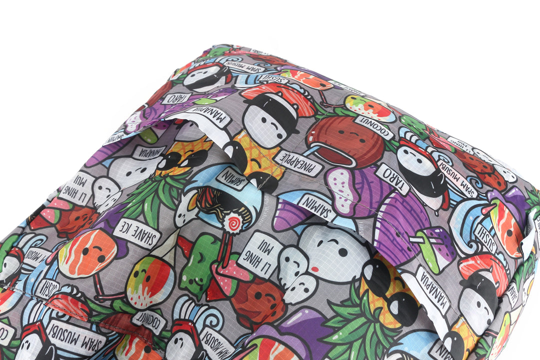 Foldable Bag Jacqueline Craving Hawaii Grey