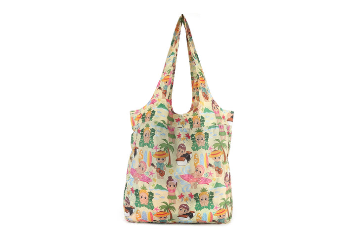 Foldable Bag Jacqueline Aloha Angels Beige