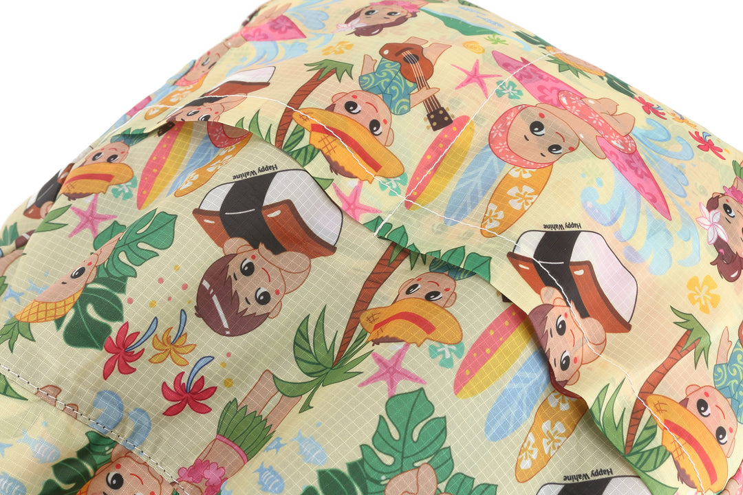 Foldable Bag Jacqueline Aloha Angels Beige