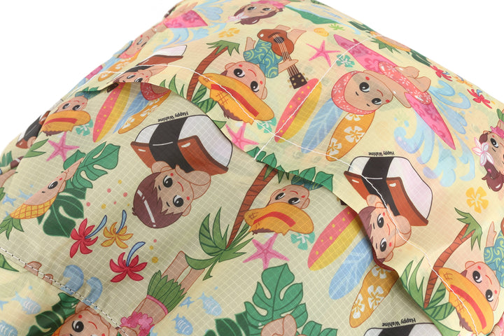 Foldable Bag Jacqueline Aloha Angels Beige