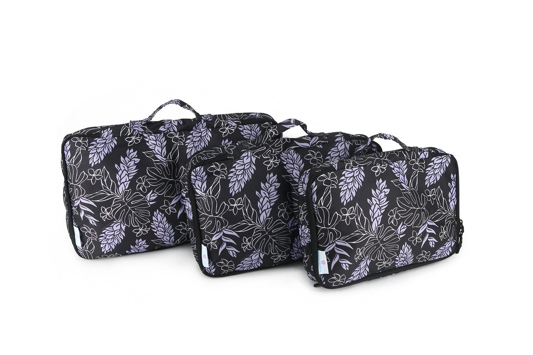 Packing Cubes Compression Ginger Black (3-pieces)