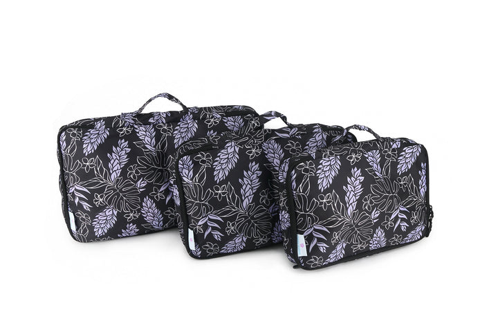 Packing Cubes Compression Ginger Black (3-pieces)