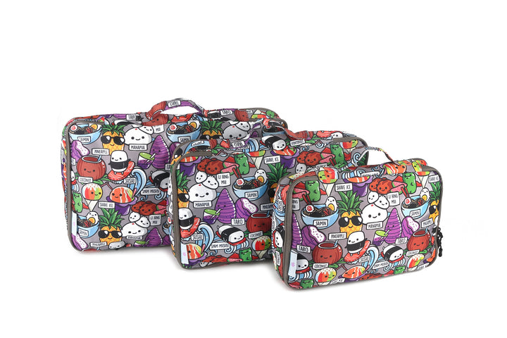 Packing Cubes Compression Craving Hawaii Grey (3-pieces)