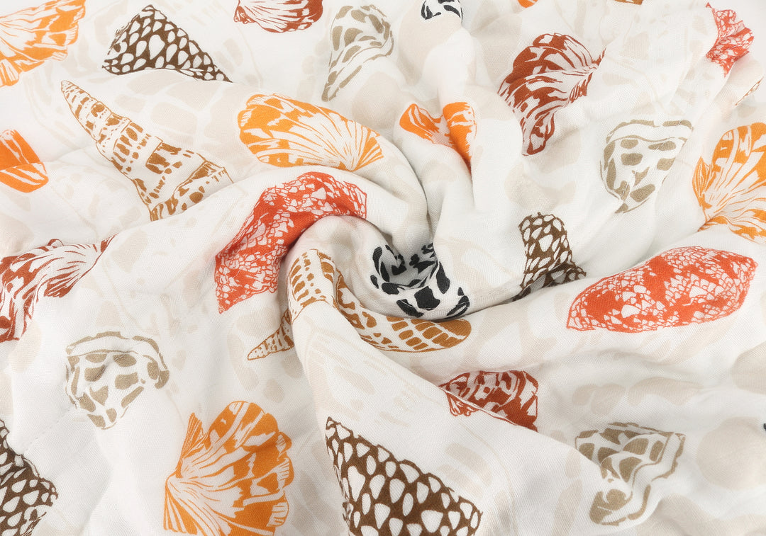 Baby Blanket Cone Shells White
