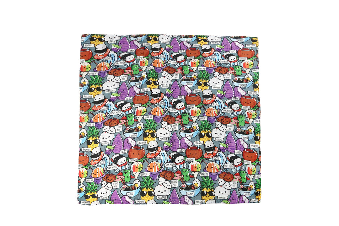 Baby Muslin Swaddle Craving Hawaii Grey