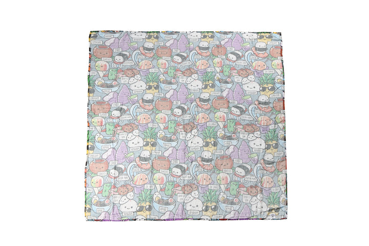 Baby Muslin Swaddle Craving Hawaii Grey
