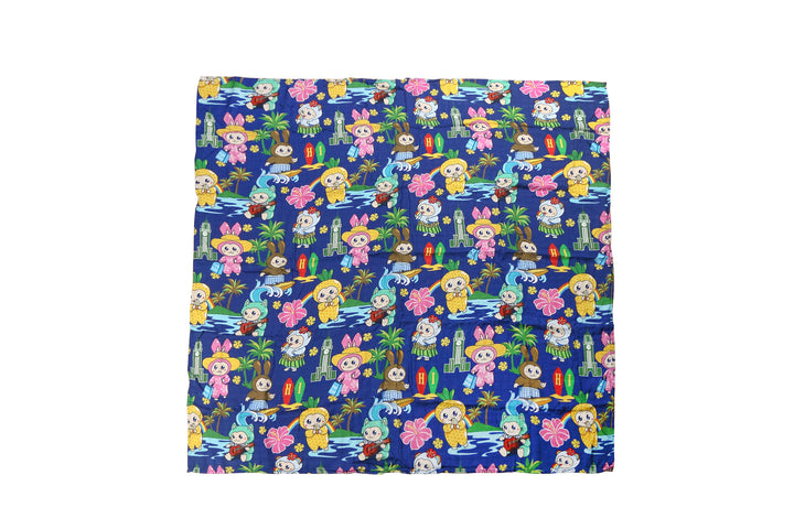 Baby Muslin Swaddle Aloha Monsters Navy