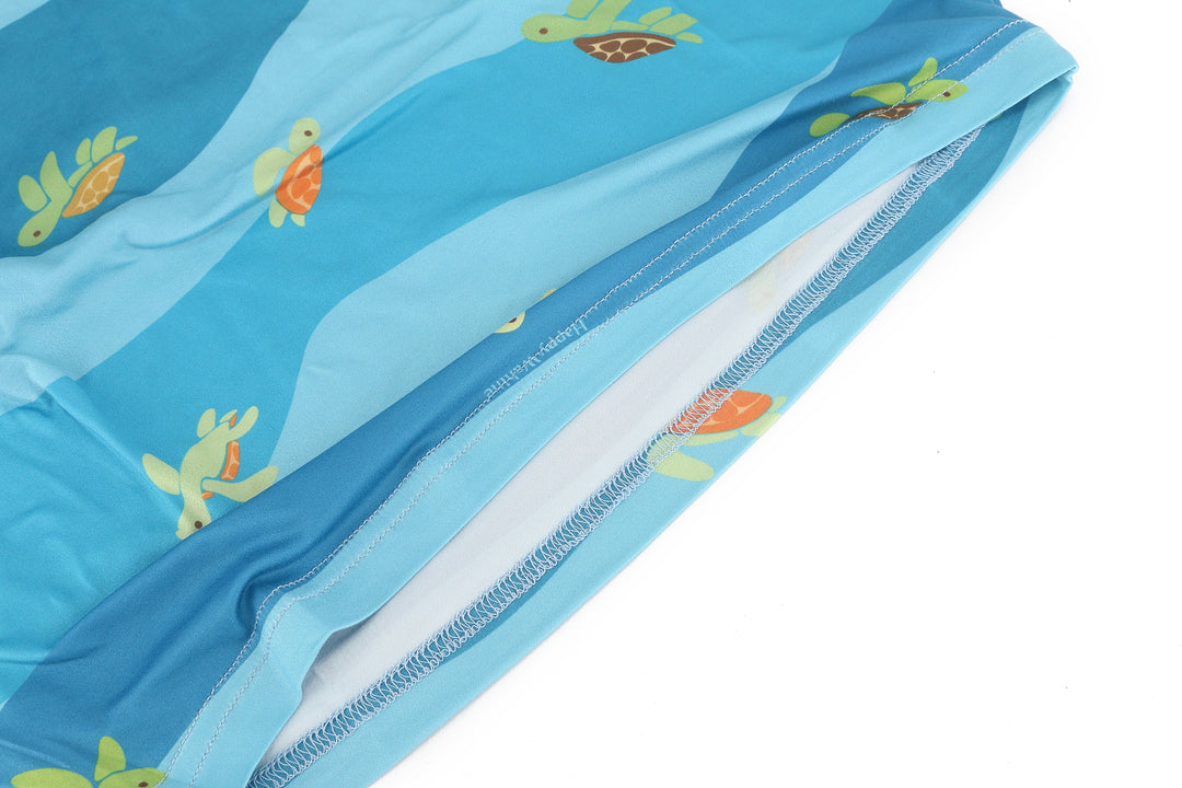 Baby Nursing Carseat Cover Mini Turtle Blue
