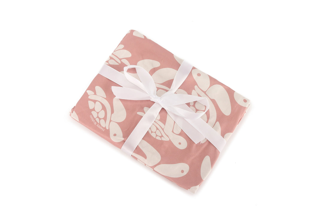 Baby Nursing Carseat Cover Aloha Turtle Pink