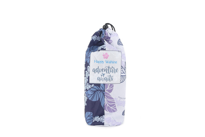 Sand-free Reversible Beach Towel Butterfly Navy Butterfly Purple