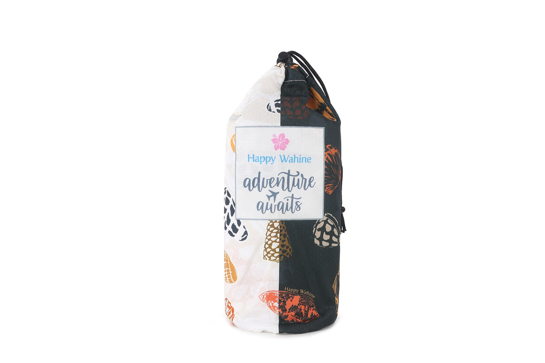 Beach Towel Reversible Cone Shells White