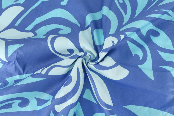 Sand-free Reversible Beach Towel Tiare Infinity Black Tiare Infinity Blue