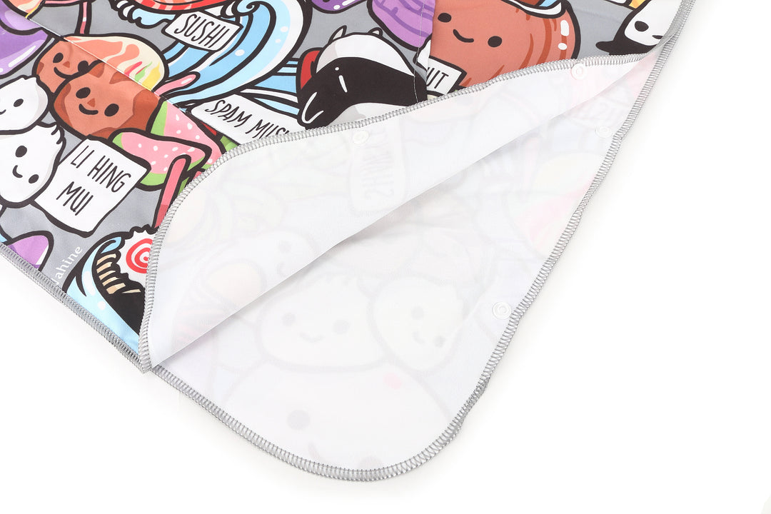 Hooded Beach Towel Kids Craving Hawaii Grey