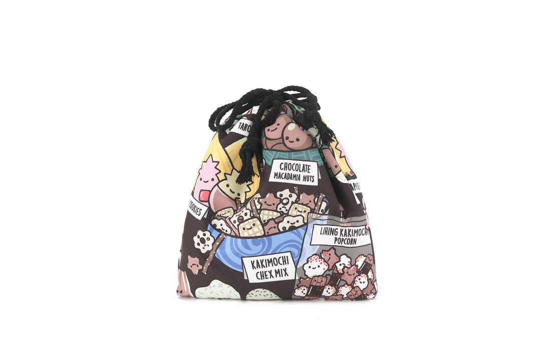 Hooded Beach Towel Kids Local Snacks Black