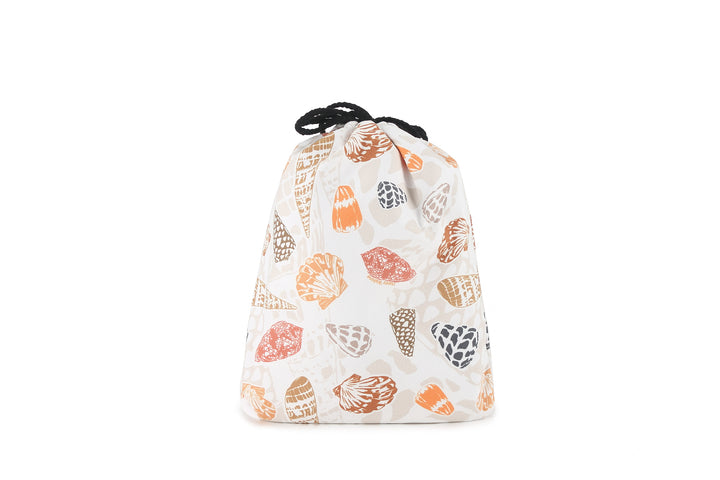 Hooded Beach Towel Teenager Cone Shells White