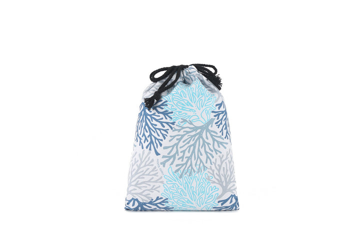 Hooded Beach Towel Adult Coral Blue