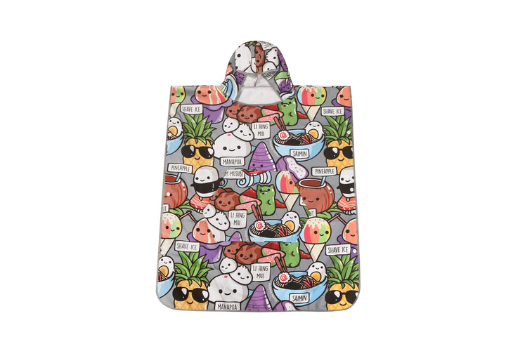 Hooded Beach Towel Teenager Craving Hawaii Grey