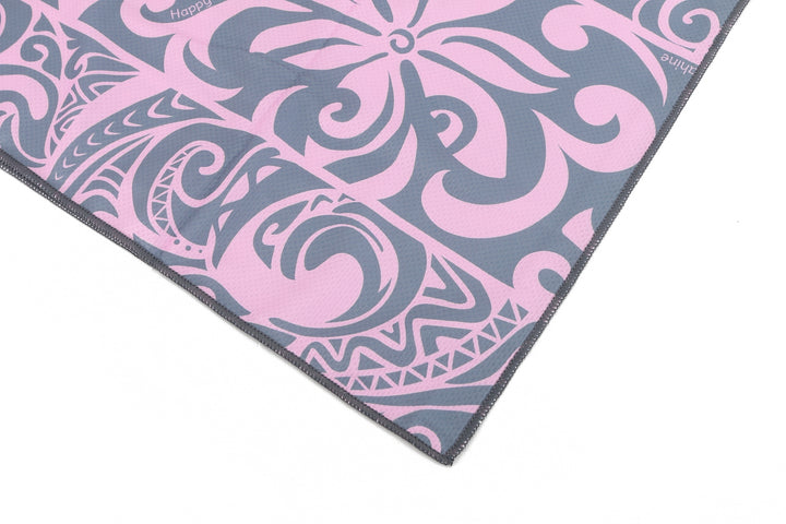 Cool Towel Tapa Tiare Pink Grey