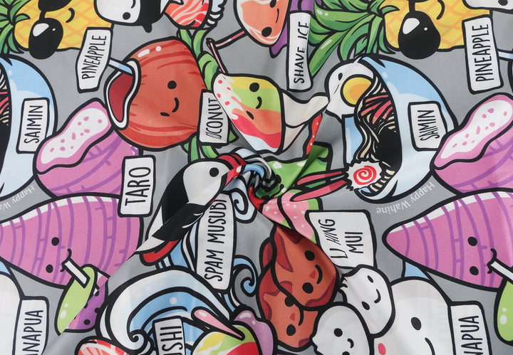 Pareo Keala Craving Hawaii Grey