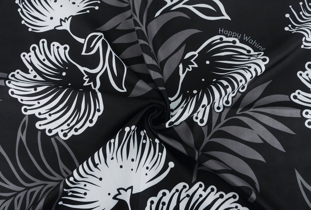 Pareo Keala Lehua Black
