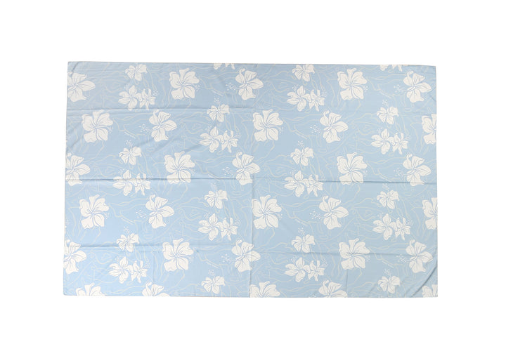 Pareo Keala Hibiscus Monstera Blue