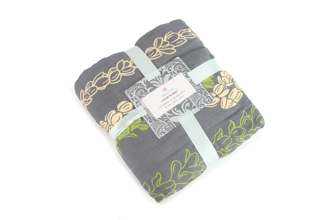 Luxury Bamboo Blanket Pakalana Grey