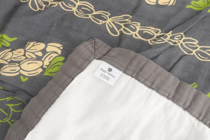 Luxury Bamboo Blanket Pakalana Grey