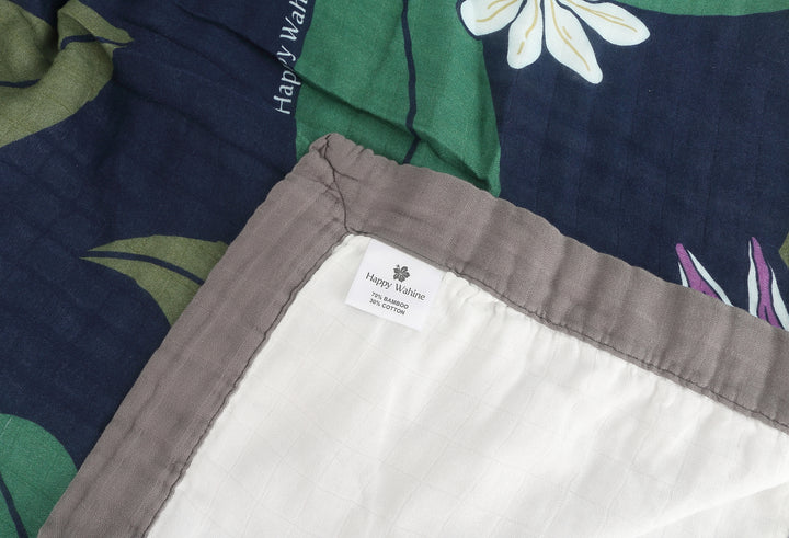 Luxury Bamboo Blanket Nauapaka Grey