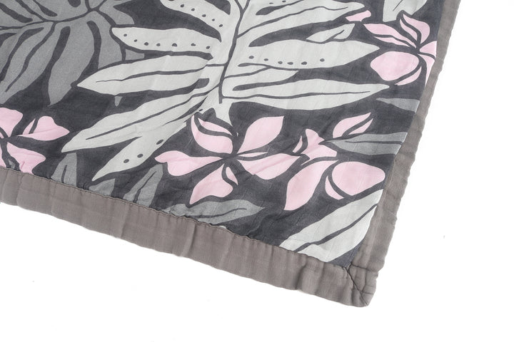 Luxury Bamboo Blanket Lauae Dark Grey
