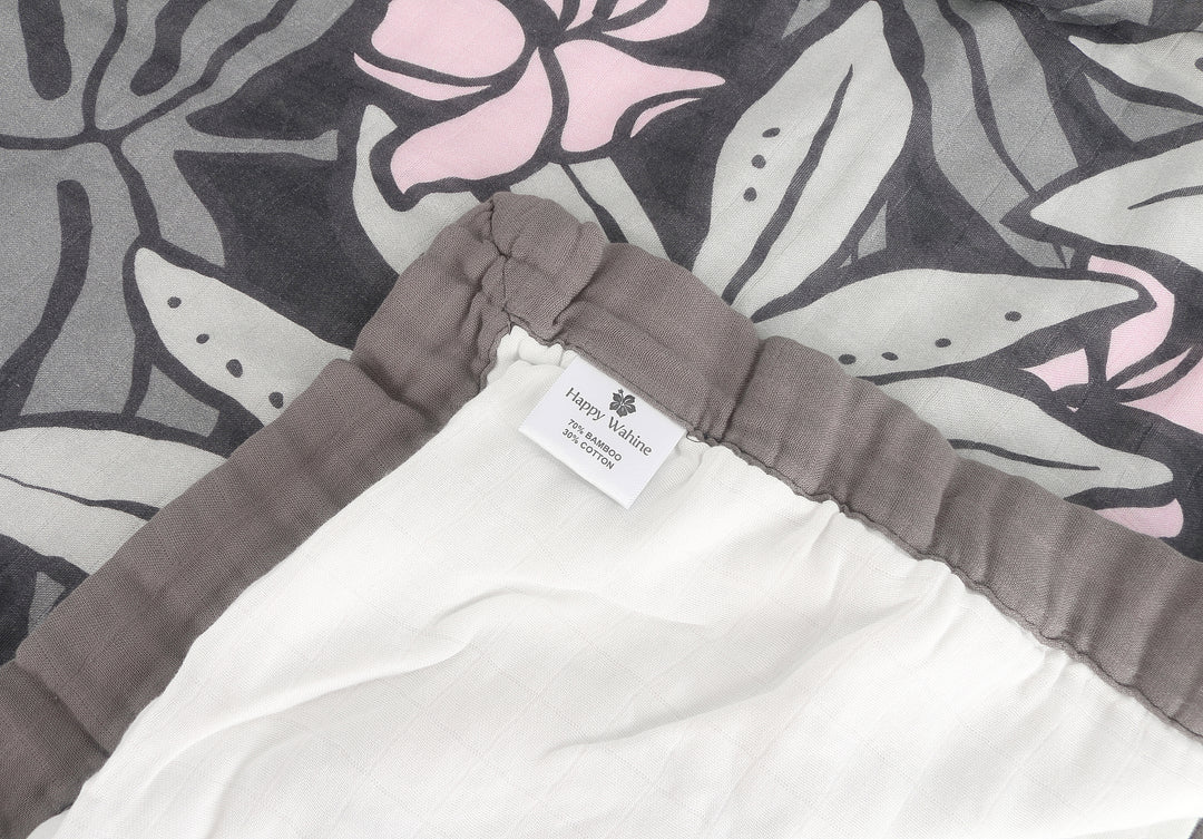 Luxury Bamboo Blanket Lauae Dark Grey