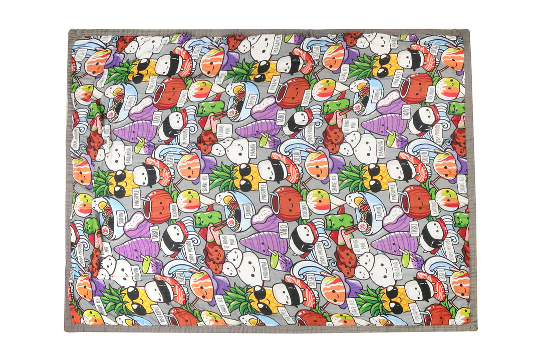 Luxury Bamboo Blanket Craving Hawaii Grey