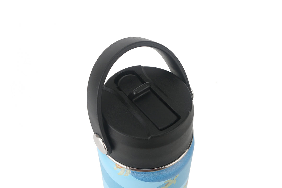 Insulated Water Bottle 12oz Mini Turtle Blue
