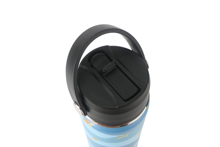 Insulated Water Bottle 24oz Mini Turtle Blue