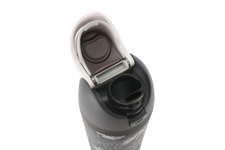 Insulated Water Bottle 24oz Snap Lehua Black