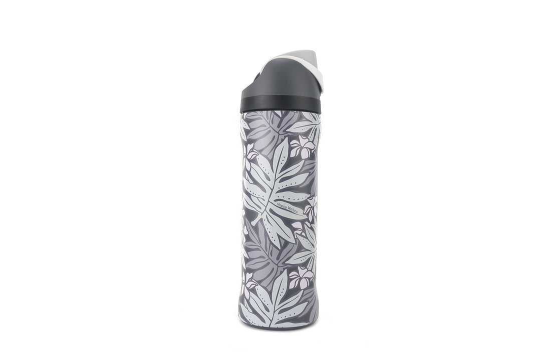 Insulated Water Bottle 24oz Snap Lauae Dark Grey