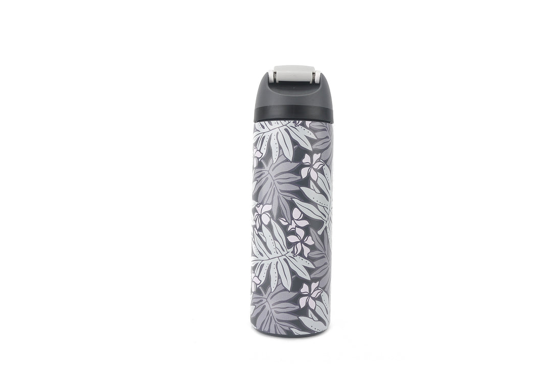 Insulated Water Bottle 24oz Snap Lauae Dark Grey