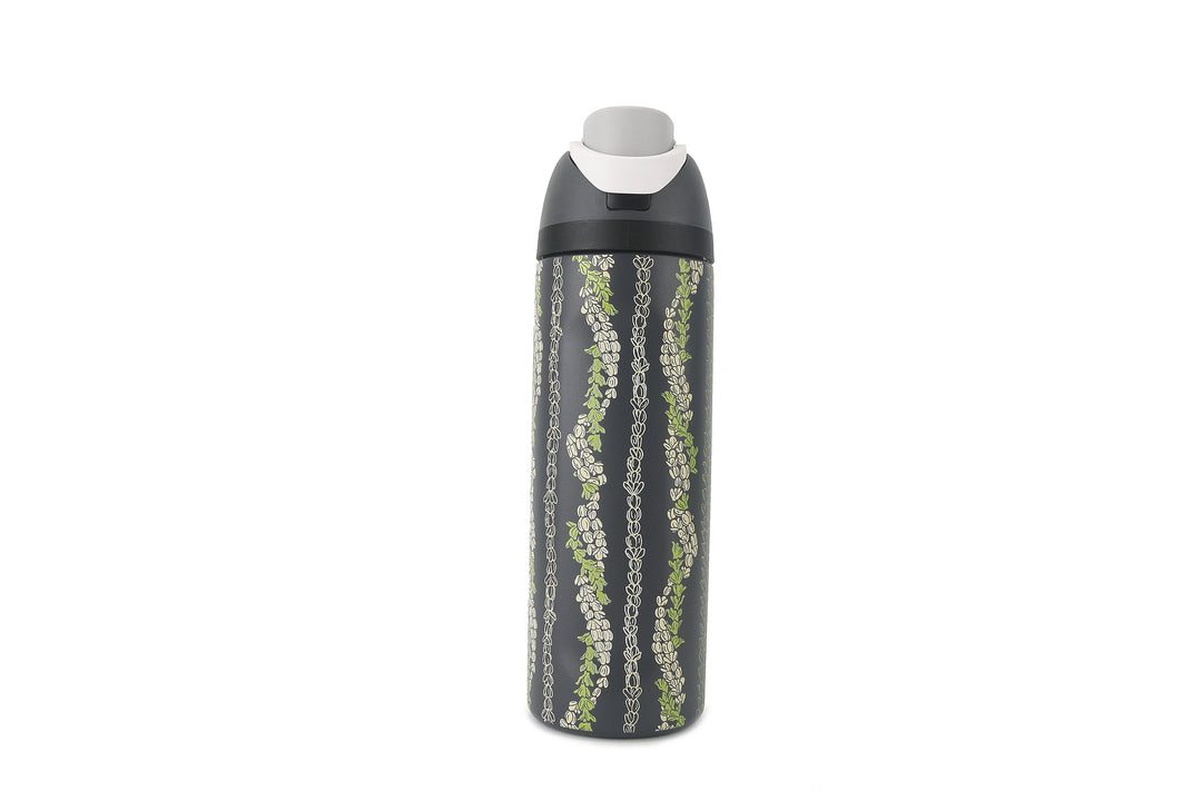 Insulated Water Bottle 24oz Snap Pakalana Grey
