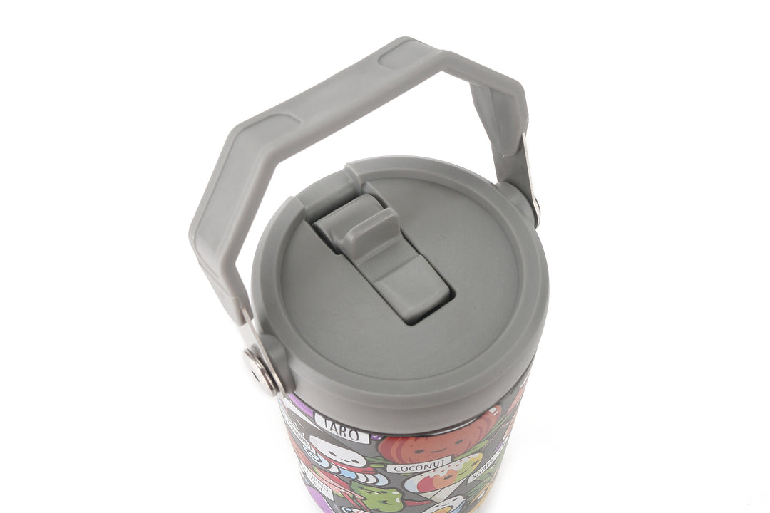 Insulated Water Bottle 30oz Craving Hawaii Grey