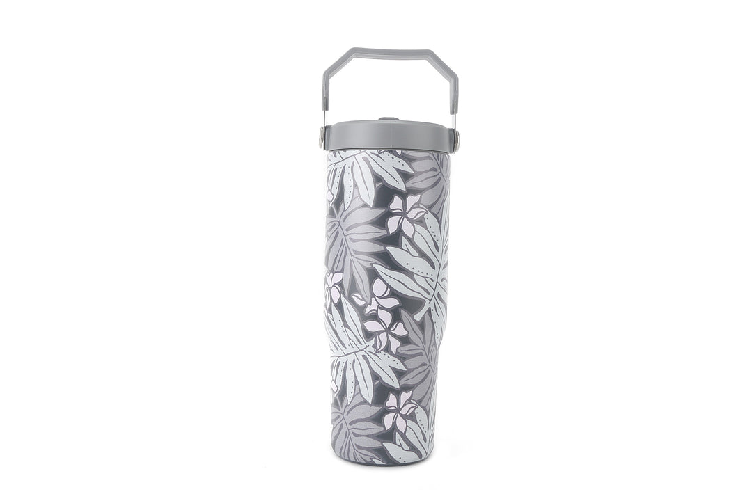 Insulated Water Bottle 30oz Lauae Dark Grey