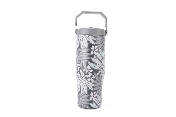Insulated Water Bottle 30oz Lauae Dark Grey