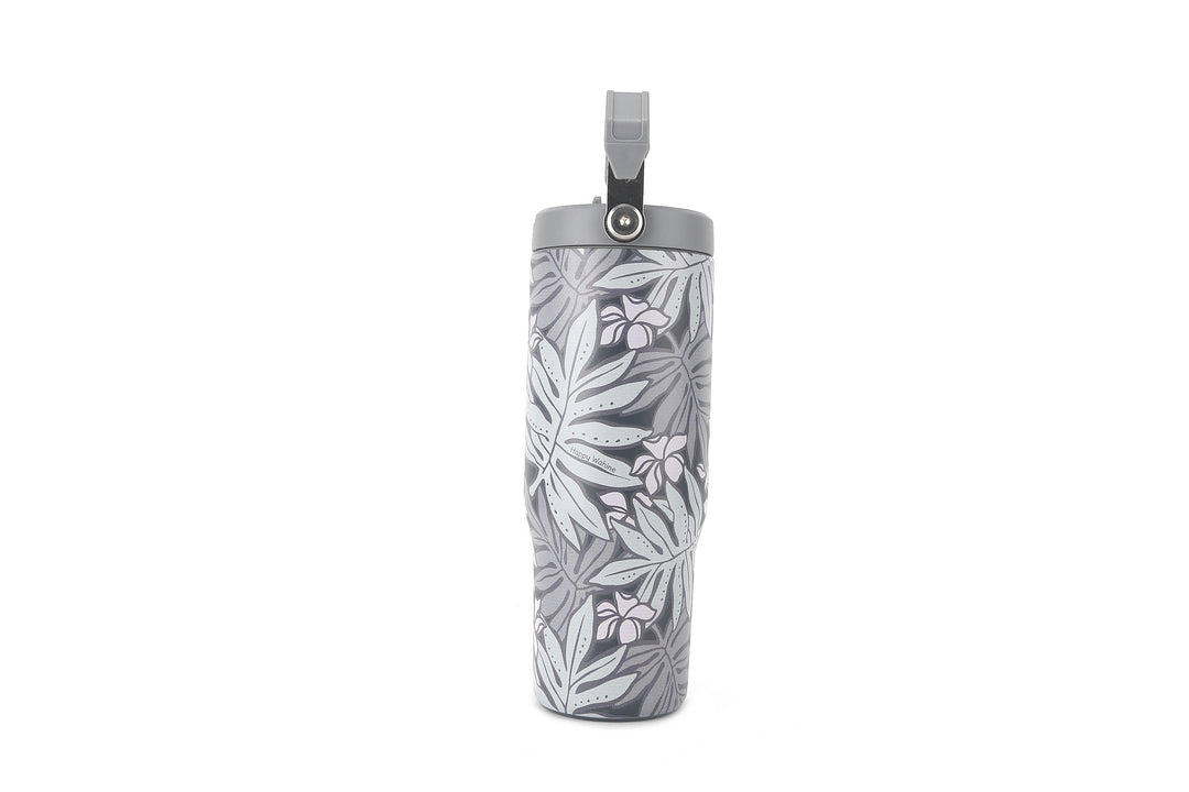 Insulated Water Bottle 30oz Lauae Dark Grey