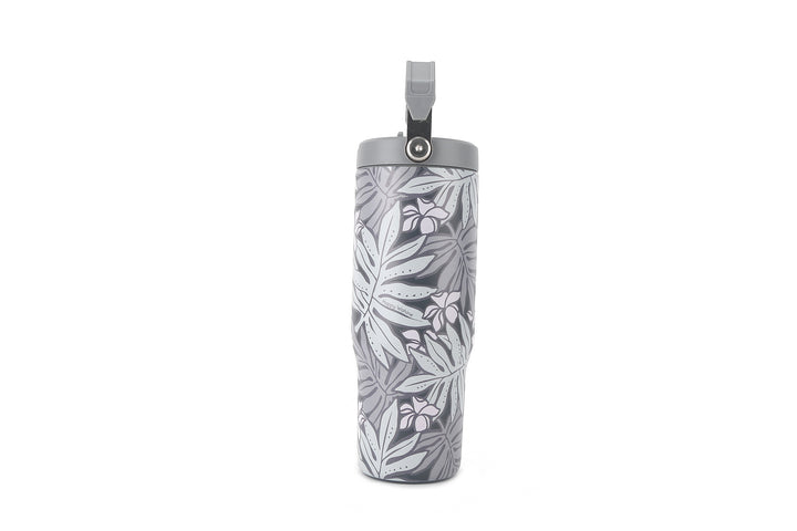 Insulated Water Bottle 30oz Lauae Dark Grey