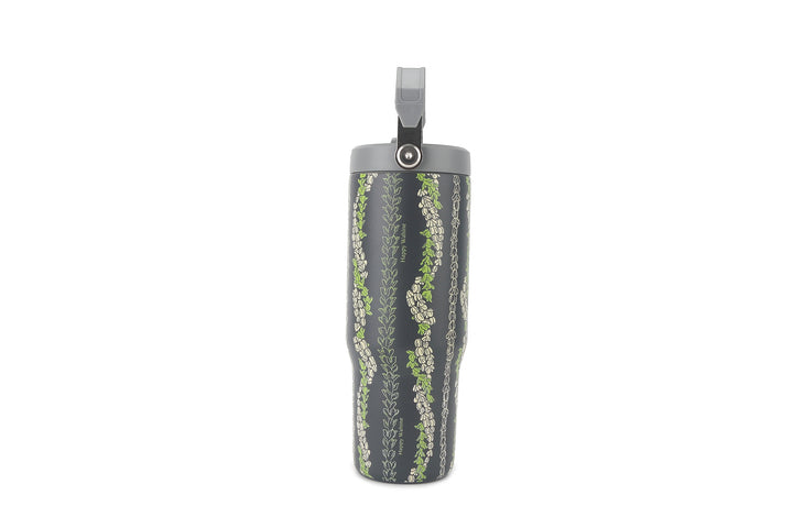 Insulated Water Bottle 30oz Pakalana Grey