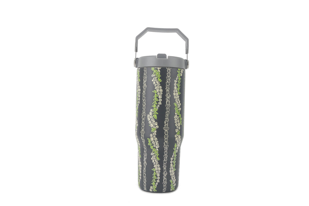 Insulated Water Bottle 30oz Pakalana Grey