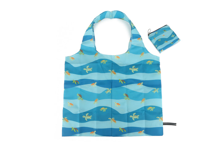 Foldable Bag Jake Mini Turtles Blue