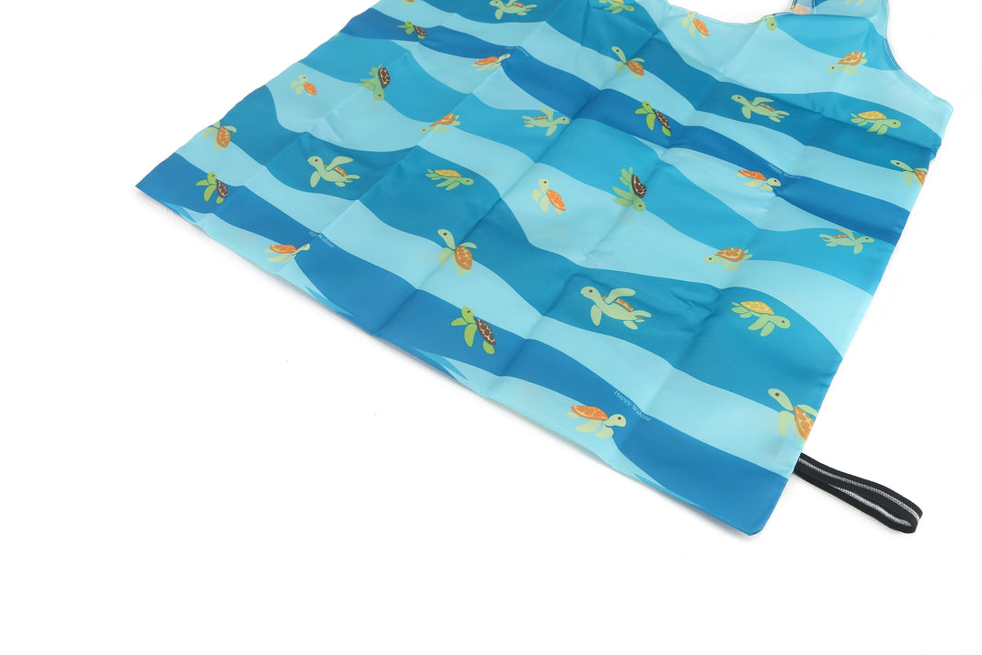 Foldable Bag Jake Mini Turtles Blue