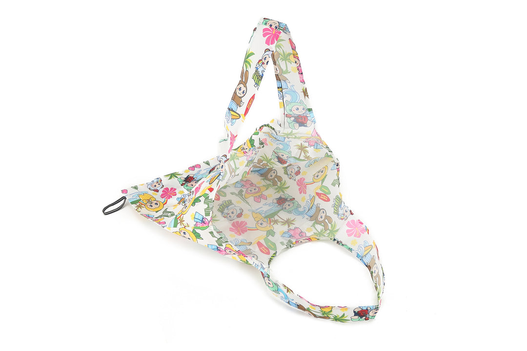 Foldable Bag Jake Aloha Monstera Beige